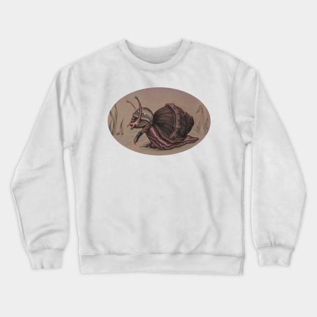 Explorer Snail Crewneck Sweatshirt by justteejay